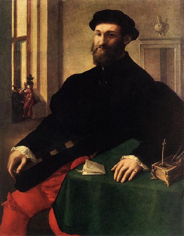 CAMPI, Giulio Portrait of a Man  iey